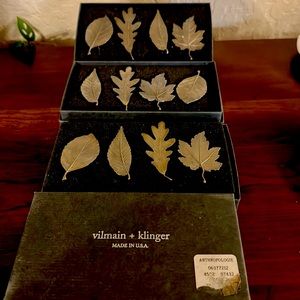 Pewter/Silver Napkin Rings (total of 12) from Anthropologie